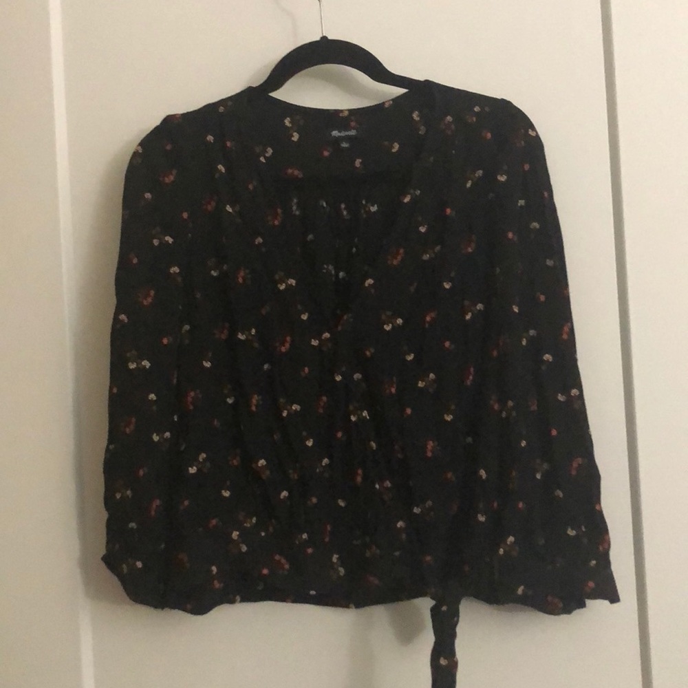 Madewell wrap top
